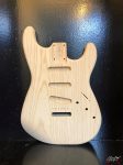 S-Style Body / 2 pc. Ultra Light Swamp Ash / Rear Route / Cavity Cover INCLUDED! (#GIN-1377)