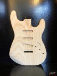 S-Style Body / 1 pc. Swamp Ash / Rear Route (#GIN-2597)