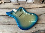 Jazz-Style Hardtail Body / Paulownia / 2 lbs. 11 oz. / Nitrocellulose Surf Burst Flake / Light Relic (#GIN-2796)