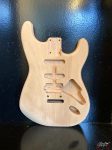 S-Style Body / 2 pc. African Mahogany / 2 Point Tremolo / HSS (#GIN-2834)