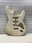 S-Style Body / 2 pc. Ultra Light Swamp Ash / 3 lbs. 8 oz.! (#GIN-2946)
