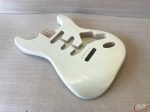 S-Style Body / Ultra Light Swamp Ash / 3 lbs. 6 oz. / Nitrocellulose 'TruGrain™ Aged Olympic White' / Closet Clean (#GIN-2957) (S)