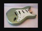 S-Style Body / Alder / 4 lbs. 1 oz. / Nitrocellulose 'Mystic Emerald' / Light Relic (#GIN-2936) (S)