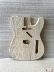 T-Style Body / 2 pc. Swamp Ash / Ultra Vintage w/ Pin Holes (#GIN-2973)