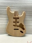 S-Style Body / 2 pc. African Mahogany (#GIN-2998)