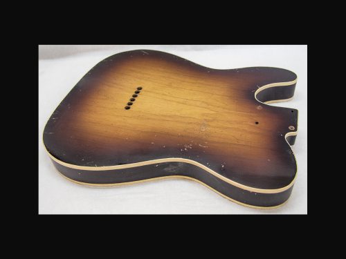 T-Style Body / Ultra Light Swamp Ash / 3 lbs. 13 oz. / Nitrocellulose '2-Tone Sunburst' / Double Bound / Bridge PAF / Medium Relic (#GIN-3057) - Image 5