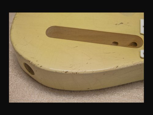 T-Style Body / Ultra Light Swamp Ash / 3 lbs. 12 oz. / Nitrocellulose 'Nicotine Blonde' / Medium Relic (#GIN-3059) - Image 5