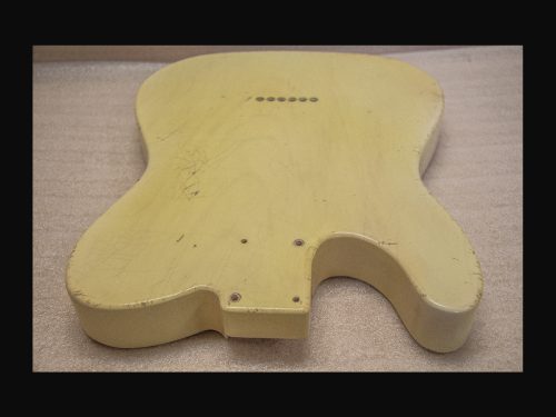 T-Style Body / Ultra Light Swamp Ash / 3 lbs. 12 oz. / Nitrocellulose 'Nicotine Blonde' / Medium Relic (#GIN-3059) - Image 6