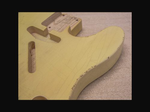 T-Style Body / Ultra Light Swamp Ash / 3 lbs. 12 oz. / Nitrocellulose 'Nicotine Blonde' / Medium Relic (#GIN-3059) - Image 8