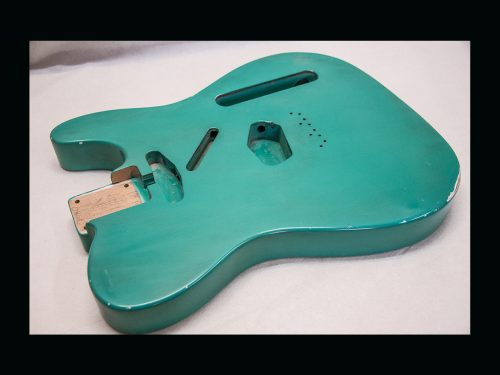 T-Style Body / Alder / 4 lbs. 6 oz. / Nitrocellulose 'Seafoam Green' / Light Relic (#GIN-3126) - Image 5