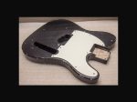 T-Style - Esquire Body / Swamp Ash Core / Paulownia Wings- 2 lbs. 11 oz. / Nitrocellulose 'Black' / Medium Relic (#GIN-3067) (S)
