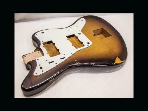 Jazz-Style Body / Lightweight Alder / 3 lbs. 10 oz. / Nitrocellulose '2-Tone Sunburst' / Med. - Light Relic (#GIN-3121) - Image 2