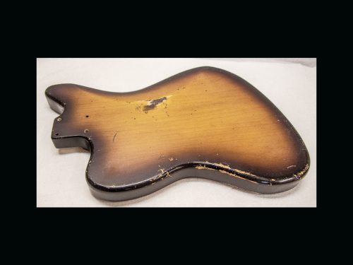 Jazz-Style Body / Lightweight Alder / 3 lbs. 10 oz. / Nitrocellulose '2-Tone Sunburst' / Med. - Light Relic (#GIN-3121) - Image 8