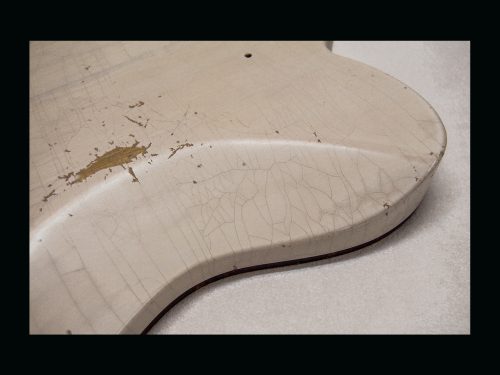 T-Style Body / 1 Piece - Ultra Light Swamp Ash / 3 lbs. 14 oz. / Nitrocellulose 'Mary Kaye White Blonde' / Med. Relic (#GIN-3125) - Image 6