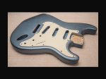 S-Style Body / Ultra Light Alder / 3 lbs. 11 oz. / Nitrocellulose 'Deep Lake Placid Blue' / Light Relic (#GIN-3073) (S)