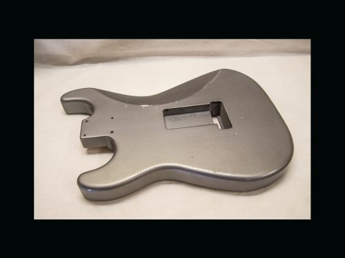 S-Style Body / Alder / 4 lbs. 1 oz. / Nitrocellulose 'Charcoal Frost' / Med./ Light Relic (#GIN-3128) - Image 5