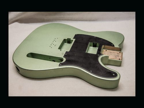 T-Style Body / Ultra Light Swamp Ash / 3 lbs. 15 oz. / Nitrocellulose 'Avocado Mist' / Light Relic (#GIN-3150)