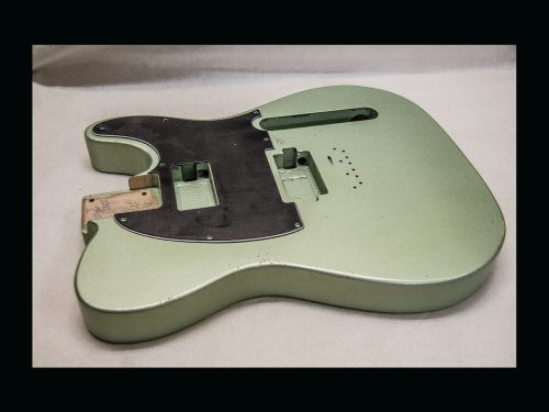 T-Style Body / Ultra Light Swamp Ash / 3 lbs. 15 oz. / Nitrocellulose 'Avocado Mist' / Light Relic (#GIN-3150) - Image 3