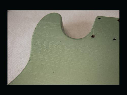 T-Style Body / Ultra Light Swamp Ash / 3 lbs. 15 oz. / Nitrocellulose 'Avocado Mist' / Light Relic (#GIN-3150) - Image 5