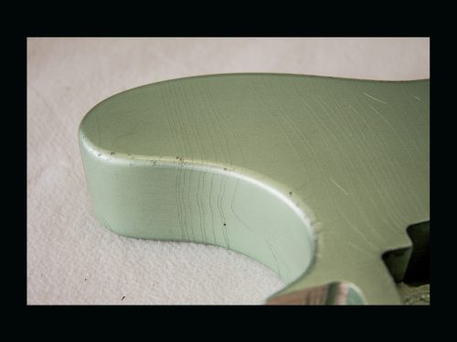 T-Style Body / Ultra Light Swamp Ash / 3 lbs. 15 oz. / Nitrocellulose 'Avocado Mist' / Light Relic (#GIN-3150) - Image 7