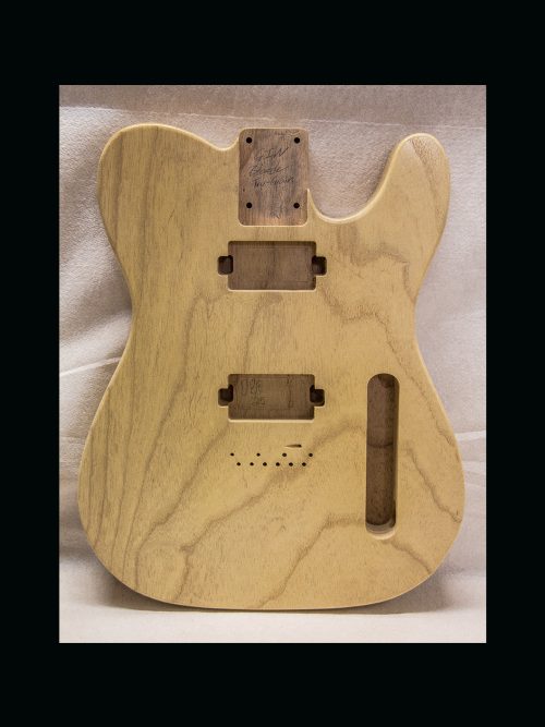 T-Style Body / 1 Piece Ultra Light Swamp Ash / 4 lbs. 0 oz. / Nitrocellulose 'TruGrain™ Nocaster Blonde' / Closet Clean (#GIN-3151)