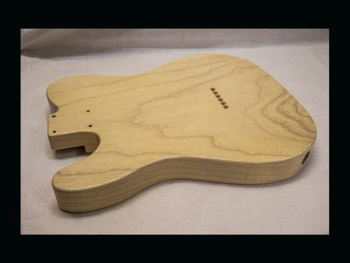 T-Style Body / 1 Piece Ultra Light Swamp Ash / 4 lbs. 0 oz. / Nitrocellulose 'TruGrain™ Nocaster Blonde' / Closet Clean (#GIN-3151) - Image 6