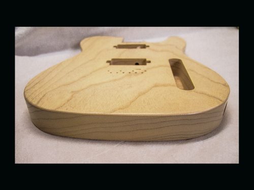 T-Style Body / 1 Piece Ultra Light Swamp Ash / 4 lbs. 0 oz. / Nitrocellulose 'TruGrain™ Nocaster Blonde' / Closet Clean (#GIN-3151) - Image 7