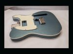 T-Style Body / Swamp Ash / 4 lbs. 4 oz. / Nitrocellulose 'Deep Lake Placid Blue' / Double Bound - Med. Relic (#GIN-3153) (S)