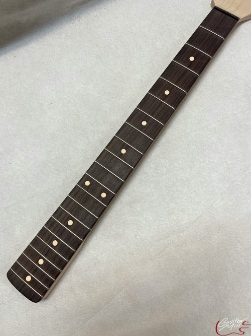 S-Style Replacement Neck / 2 pc. Maple & Indian Rosewood / Soft Chunky V (#GIN-3159) - Image 4