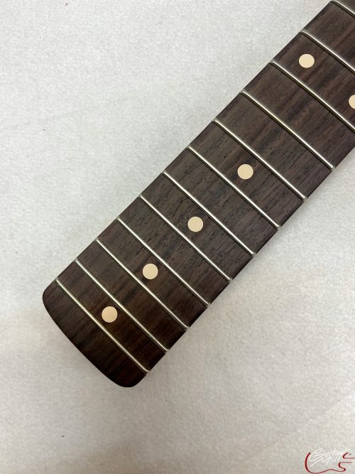 S-Style Replacement Neck / 2 pc. Maple & Indian Rosewood / Soft Chunky V (#GIN-3159) - Image 5