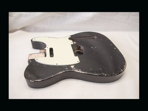 T-Style Body / Swamp Ash / 4 lbs. 3 oz. / Nitrocellulose 'Black' / Med. Relic (#GIN-3171) - Image 3