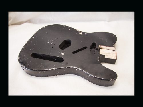 T-Style Body / Swamp Ash / 4 lbs. 3 oz. / Nitrocellulose 'Black' / Med. Relic (#GIN-3171) - Image 4