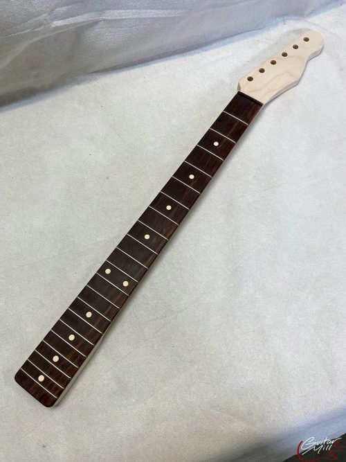 T-Style Replacement Neck / 2 pc. Maple & Madagascar Rosewood / Chunky C (#GIN-3172) - Image 2