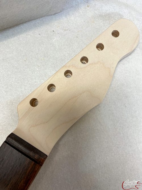 T-Style Replacement Neck / 2 pc. Maple & Madagascar Rosewood / Chunky C (#GIN-3172) - Image 3