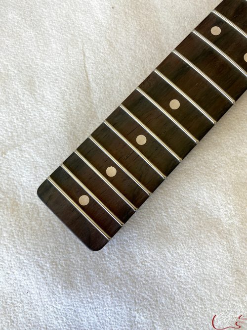 T-Style Replacement Neck / 2 pc. Roasted Maple & VENEER Brazilian Rosewood / Soft Chunky V / USA ONLY (#GIN-3175) - Image 5