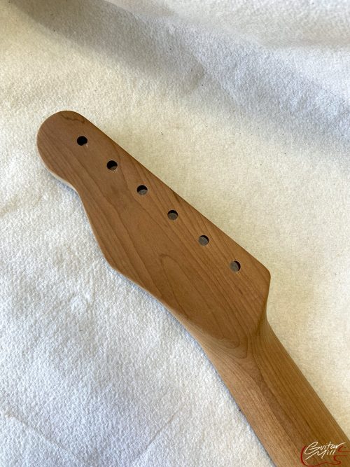 T-Style Replacement Neck / 2 pc. Roasted Maple & VENEER Brazilian Rosewood / Soft Chunky V / USA ONLY (#GIN-3175) - Image 7