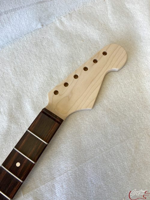 S-Style Replacement Neck / 2 pc. Maple & Madagascar Rosewood / Chunky C (#GIN-3176)