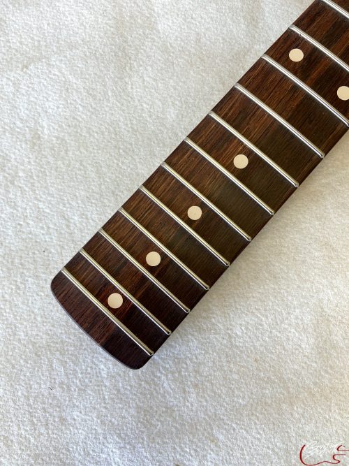 S-Style Replacement Neck / 2 pc. Maple & Madagascar Rosewood / Chunky C (#GIN-3176) - Image 5