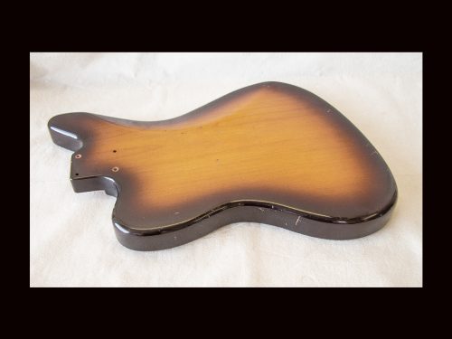 Jag-Style Body / Alder / 4 lbs. 2 oz. / Nitrocellulose "Chocolate Burst" / Light Relic (#GIN-3178) - Image 4