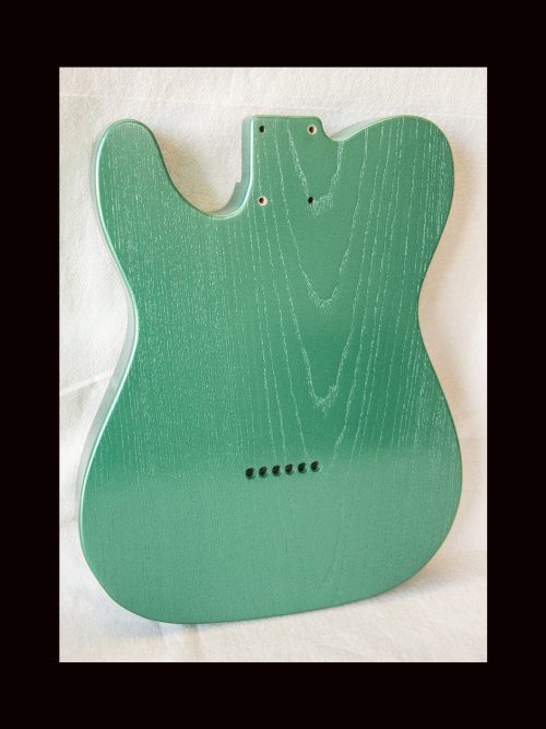 T-Style Body / Swamp Ash / 4 lbs. 2 oz. / Nitrocellulose 'TruGrain Cadillac Green' / Closet Clean (#GIN-3180) - Image 7