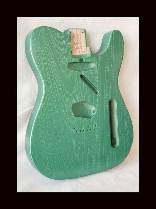 T-Style Body / Swamp Ash / 4 lbs. 2 oz. / Nitrocellulose 'TruGrain Cadillac Green' / Closet Clean (#GIN-3180) - Image 9