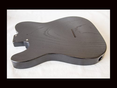 T-Style Body / 1 Piece Ultra Light Swamp Ash / 3 lbs. 11 oz. / Nitrocellulose 'TruGrain Black' / Closet Clean (#GIN-3181) - Image 6