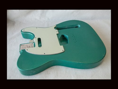 T-Style Body / Swamp Ash / 3 lbs. 15 oz. / Nitrocellulose 'Sherwood Green' / Light Relic (#GIN-3183) - Image 3