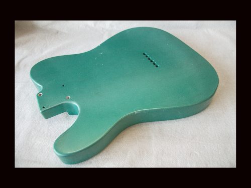 T-Style Body / Swamp Ash / 3 lbs. 15 oz. / Nitrocellulose 'Sherwood Green' / Light Relic (#GIN-3183) - Image 6