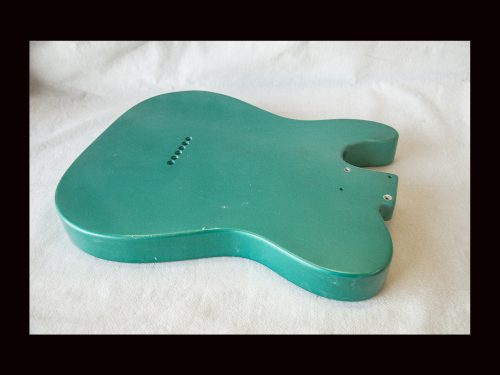 T-Style Body / Swamp Ash / 3 lbs. 15 oz. / Nitrocellulose 'Sherwood Green' / Light Relic (#GIN-3183) - Image 7