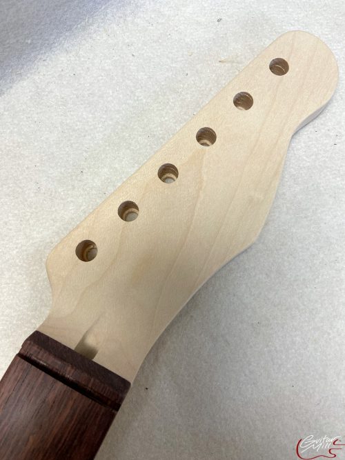 T-Style Replacement Neck / 2 pc. Maple & Madagascar Rosewood / Classic C (#GIN-3187) - Image 3