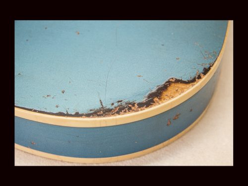 T-Style Body / Alder / 4 lbs. 12 oz. / Nitrocellulose 'Lake Placid Blue' Over Burst / Double Bound/ Heavy Relic (#GIN-3202) - Image 9