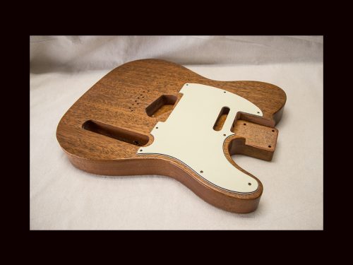 T-Style Body / 1 PC. Mahogany / 4 lbs. 6 oz. / Nitrocellulose 'Clear' / "Closet Clean" (#GIN-3203) - Image 4