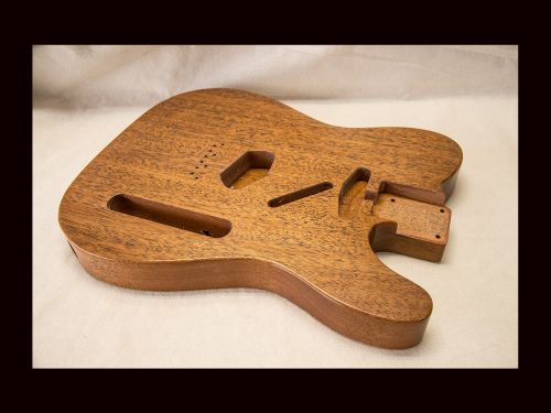 T-Style Body / 1 PC. Mahogany / 4 lbs. 6 oz. / Nitrocellulose 'Clear' / "Closet Clean" (#GIN-3203) - Image 5