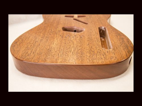 T-Style Body / 1 PC. Mahogany / 4 lbs. 6 oz. / Nitrocellulose 'Clear' / "Closet Clean" (#GIN-3203) - Image 6